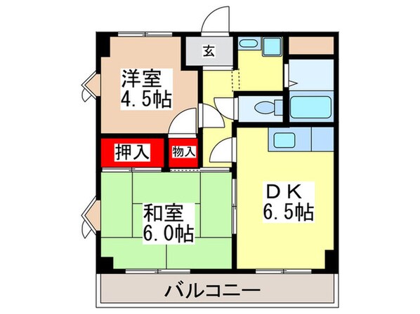 コーポ・旭の物件間取画像